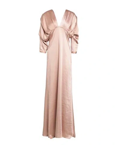 Pinko Woman Maxi Dress Blush Size 6 Polyester