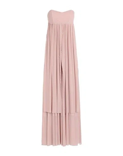 Pinko Woman Maxi Dress Blush Size 6 Polyester, Elastane