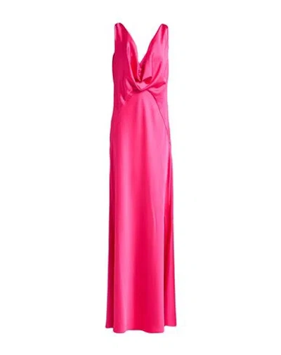Pinko Woman Maxi Dress Fuchsia Size 10 Polyester