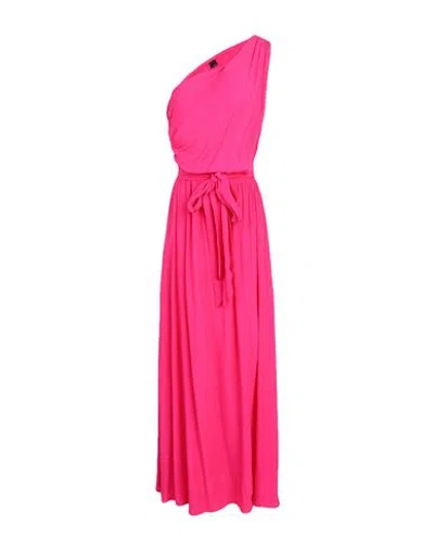 Pinko Woman Maxi Dress Fuchsia Size 10 Viscose
