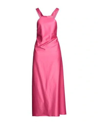 Pinko Woman Maxi Dress Fuchsia Size 4 Polyester, Elastane