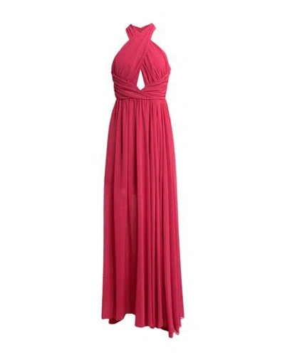 Pinko Woman Maxi Dress Fuchsia Size 6 Polyester