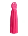 Pinko Woman Maxi Dress Fuchsia Size 6 Polyester, Elastane