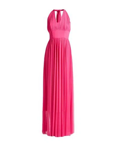 Pinko Woman Maxi Dress Fuchsia Size 6 Polyester, Elastane