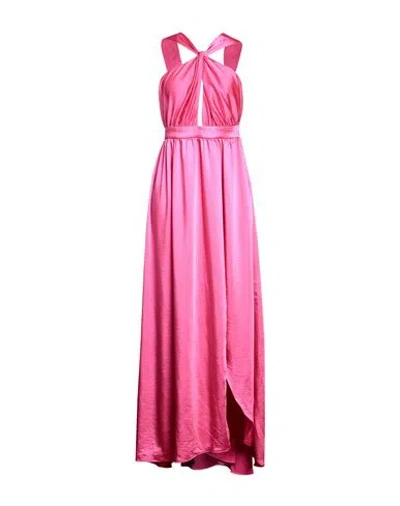 Pinko Woman Maxi Dress Fuchsia Size 8 Polyester