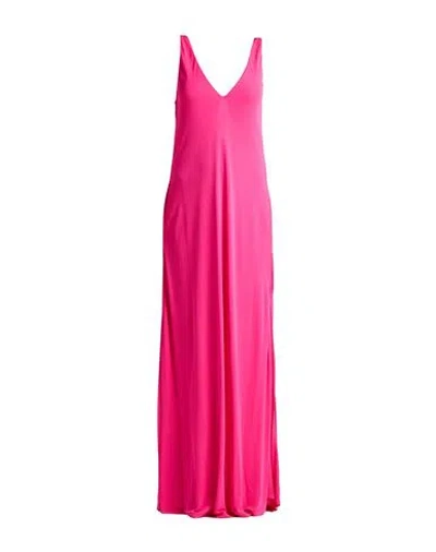 Pinko Woman Maxi Dress Fuchsia Size M Viscose