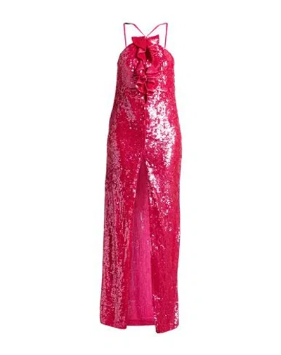 Pinko Woman Maxi Dress Garnet Size 4 Polyester