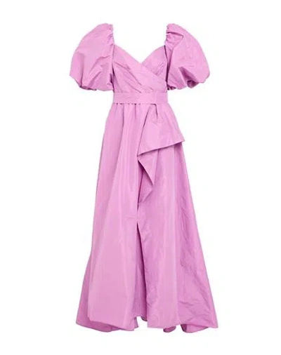 Pinko Woman Maxi Dress Lilac Size 6 Polyester