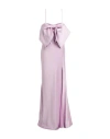 Pinko Woman Maxi Dress Lilac Size 6 Polyester In Purple