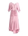 Pinko Woman Maxi Dress Pink Size 4 Acetate, Silk In Pink