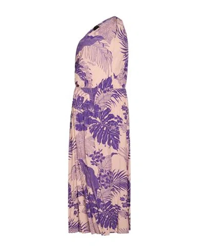 Pinko Woman Maxi Dress Purple Size 0 Viscose
