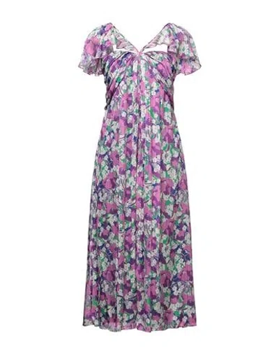 Pinko Long Dresses In Purple