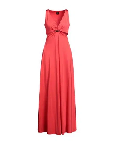 Pinko Woman Maxi Dress Red Size S Polyamide, Elastane