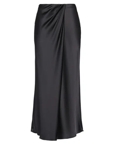 Pinko Woman Maxi Skirt Black Size 6 Polyester