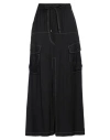 Pinko Black Straight Hem Skirts In Black