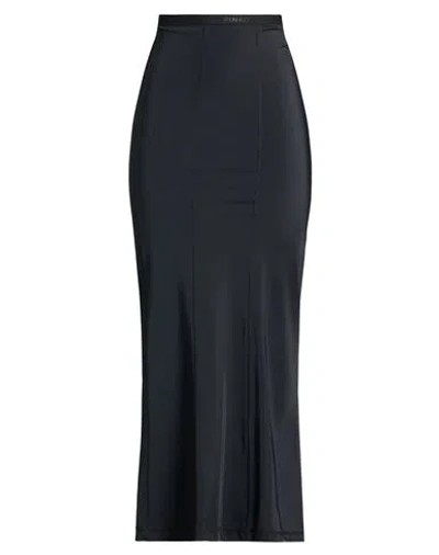 Pinko Woman Maxi Skirt Black Size S Polyamide, Elastane In Blue