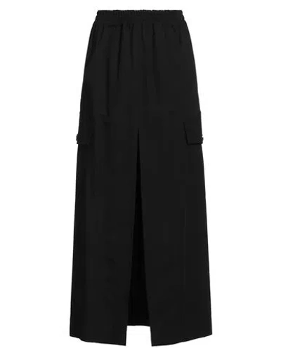 Pinko Woman Maxi Skirt Black Size S Polyester, Viscose, Elastane In Black
