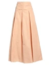 Pinko Woman Maxi Skirt Blush Size 6 Polyester