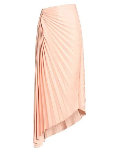Pinko Woman Maxi Skirt Blush Size 8 Polyester
