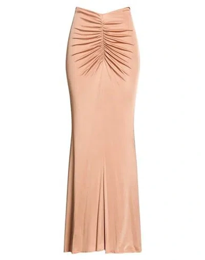 Pinko Woman Maxi Skirt Blush Size S Viscose