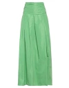 Pinko Woman Maxi Skirt Green Size 6 Polyester In Green