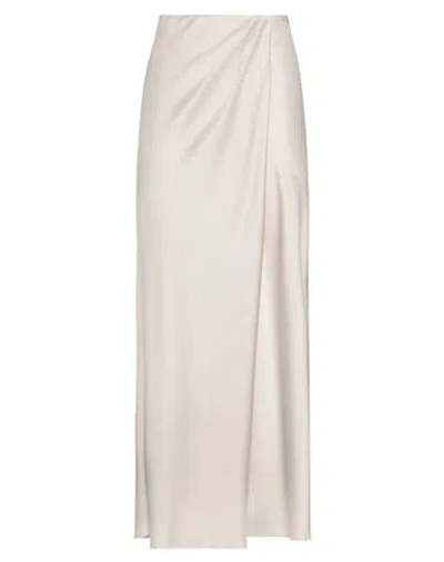 Pinko Woman Maxi Skirt Ivory Size 6 Polyester In White