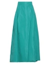 Pinko Woman Maxi Skirt Light Green Size 8 Polyester