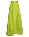 Pinko Woman Maxi Skirt Lime Green Size M Polyester, Viscose In Green