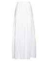 Pinko Long Skirts In White