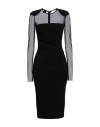 Pinko Woman Midi Dress Black Size 6 Viscose, Polyamide, Elastane In Black