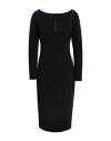 Pinko Woman Midi Dress Black Size 4 Polyamide, Viscose, Elastane