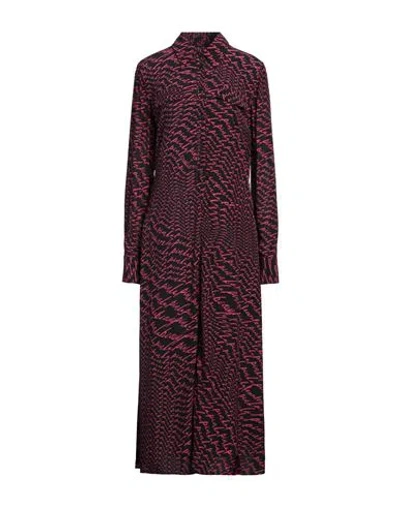 Pinko Woman Midi Dress Black Size 4 Viscose