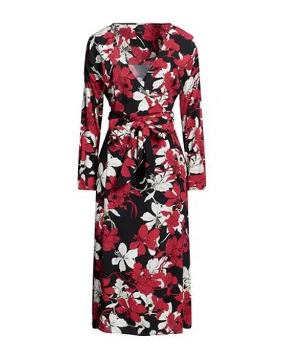 Pinko Woman Long Dress Black Size 10 Viscose