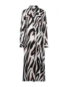 Pinko Woman Midi Dress Black Size 8 Viscose
