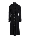 Pinko Woman Midi Dress Black Size 8 Polyester In Black