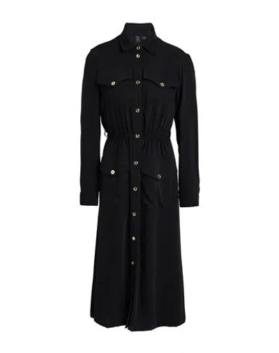Pinko Woman Midi Dress Black Size 8 Polyester