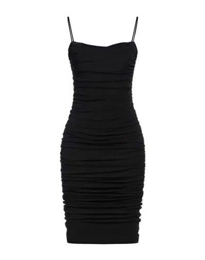 PINKO PINKO WOMAN MIDI DRESS BLACK SIZE M VISCOSE