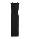 Pinko Woman Midi Dress Black Size L Viscose, Elastane