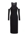 Pinko Woman Midi Dress Black Size S Viscose, Polyamide, Elastane In Black