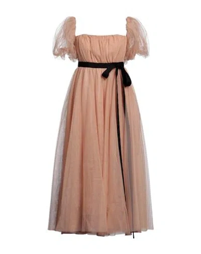Pinko Woman Midi Dress Blush Size 6 Polyamide, Polyester, Viscose