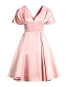 Pinko Woman Midi Dress Blush Size 8 Polyester In Pink