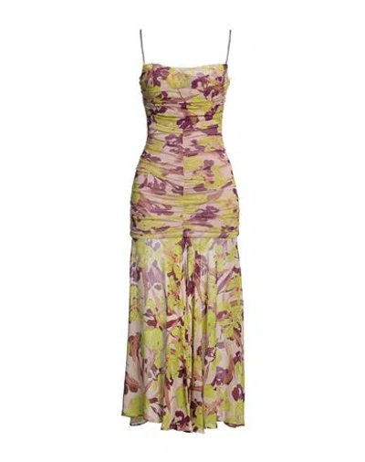 Pinko Woman Midi Dress Blush Size S Viscose, Polyamide