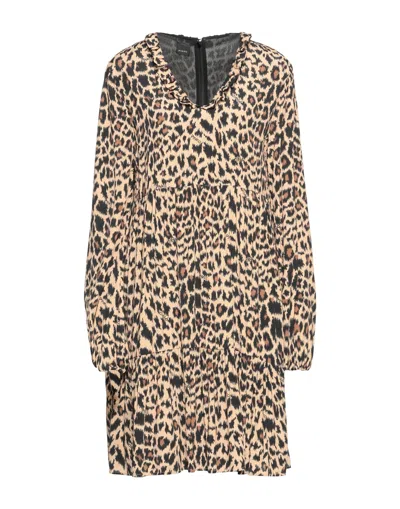 Pinko Midi Dresses In Camel