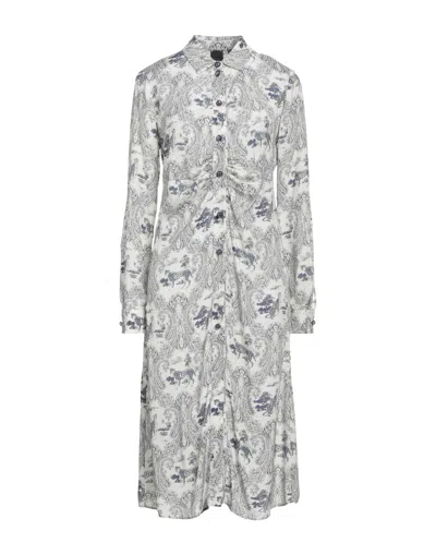 Pinko Midi Dresses In White