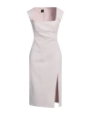 Pinko Woman Midi Dress Light Pink Size 8 Polyester, Elastane
