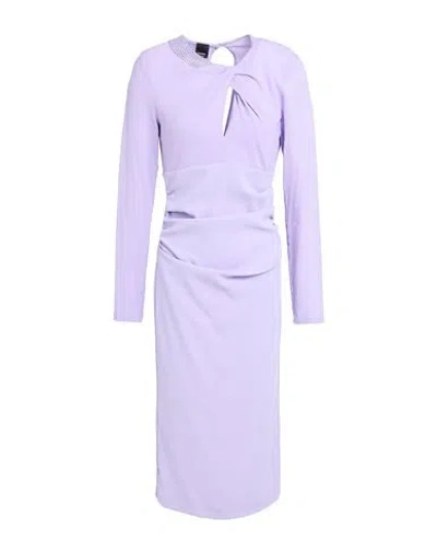 Pinko Woman Midi Dress Lilac Size 8 Polyester, Elastane