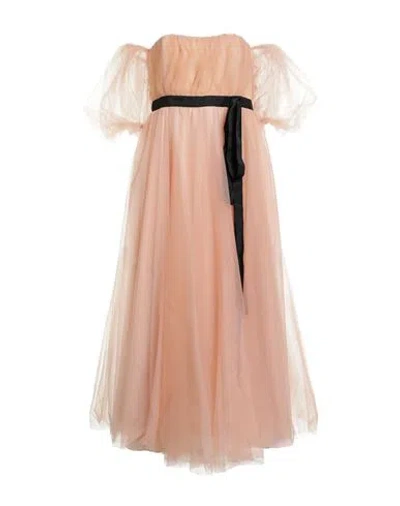 Pinko Woman Midi Dress Pink Size 8 Polyester
