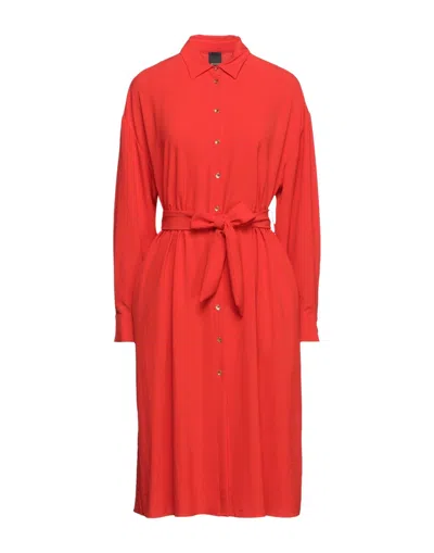 Pinko Midi Dresses In Red