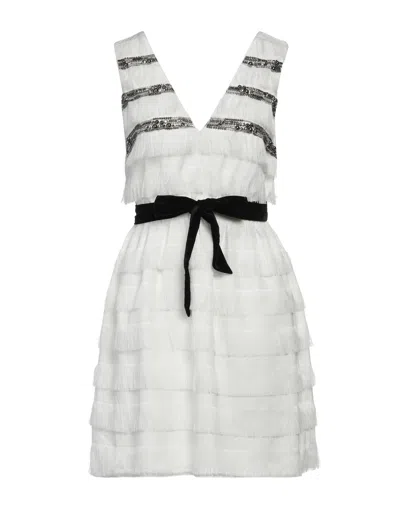 Pinko Midi Dresses In White
