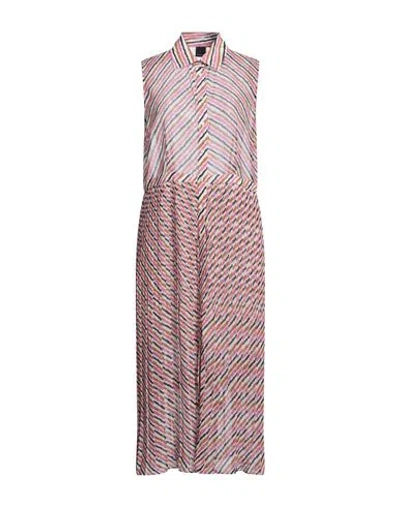 Pinko Woman Midi Dress White Size 4 Polyester